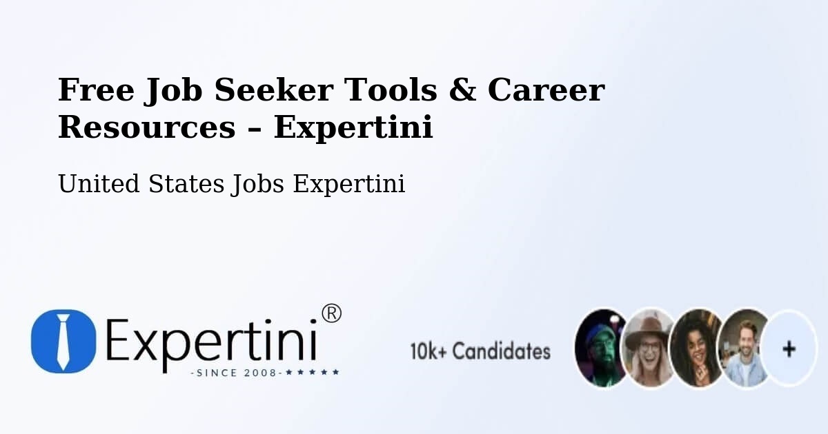 Free Job Seeker Tools & Career Resources – Perry - Perry, United States Jobs Expertini
